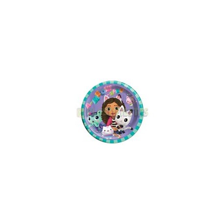 Plato pastelero Gabbys Dollhouse 6 pz
