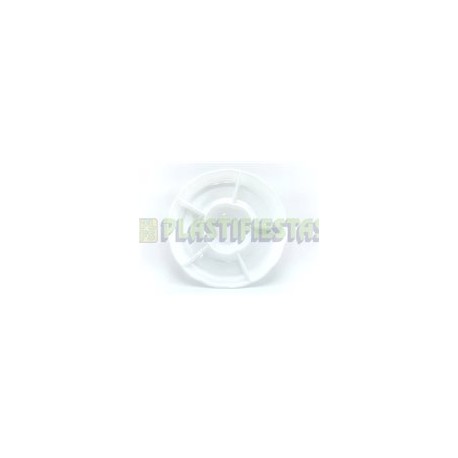 Charola redonda 5 divisiones Blanca 1pz