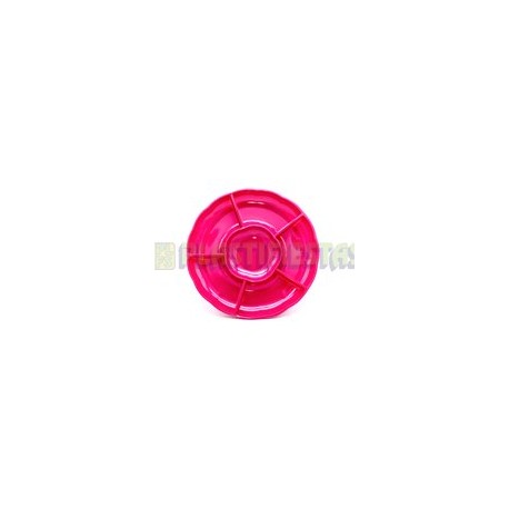 Charola redonda 5 divisiones Magenta 1pz