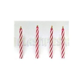 Vela caramelo Rosa mágica 12 pz