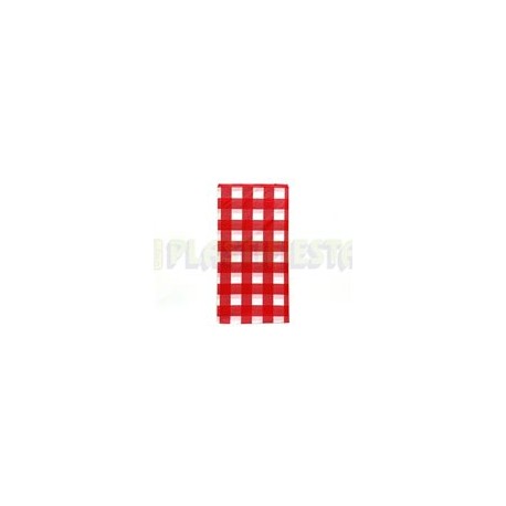 Mantel Cuadros rojo rectangular 1 pz