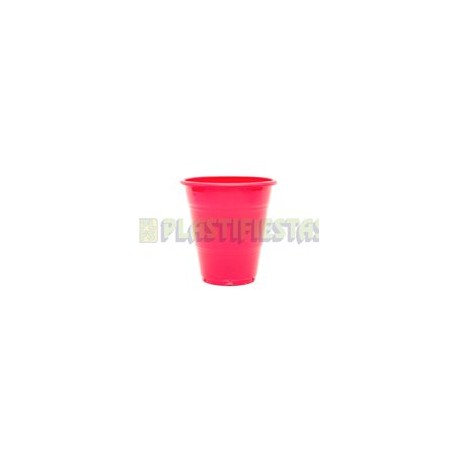Vaso de plástico 12 oz Magenta 20 pz