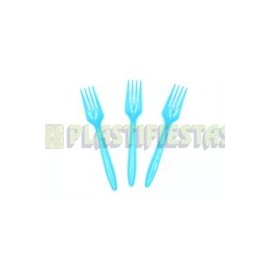Tenedor Azul Cielo 20 pz