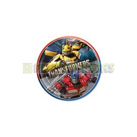 Plato pastelero Transformers 6 pz