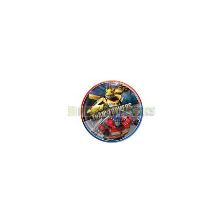 Plato pastelero Transformers 6 pz