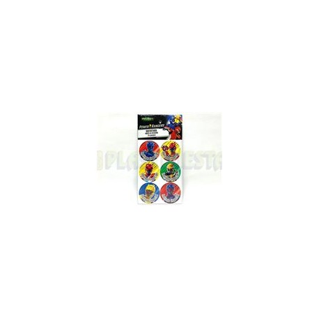 Distintivo Power rangers 24 pz