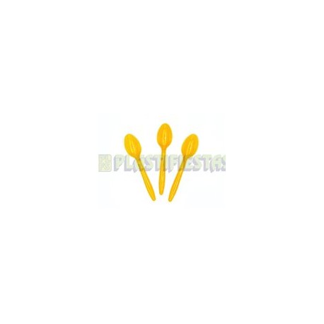 Cuchara Amarilla 20 pz