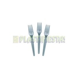 Tenedor Plata 20 pz