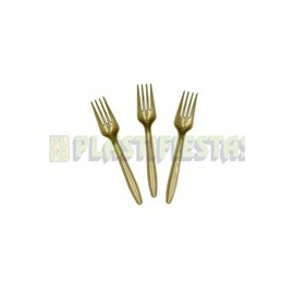 Tenedor Dorado 20 pz