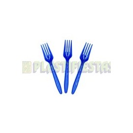 Tenedor Azul rey 20 pz