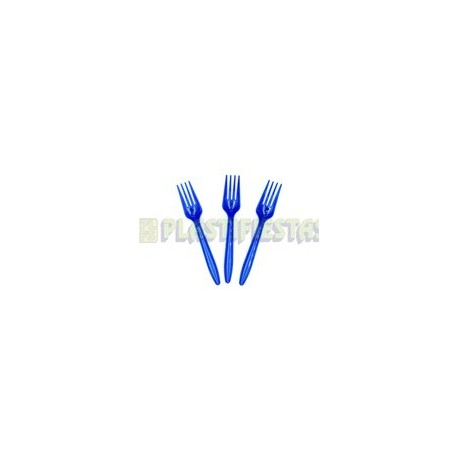 Tenedor Azul rey 20 pz