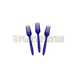 Tenedor Morado 20 pz