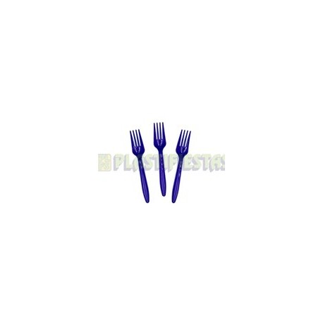 Tenedor Morado 20 pz