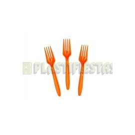 Tenedor Naranja 20 pz