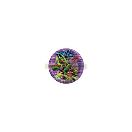 Plato pastelero Tortugas Ninja 6 pz