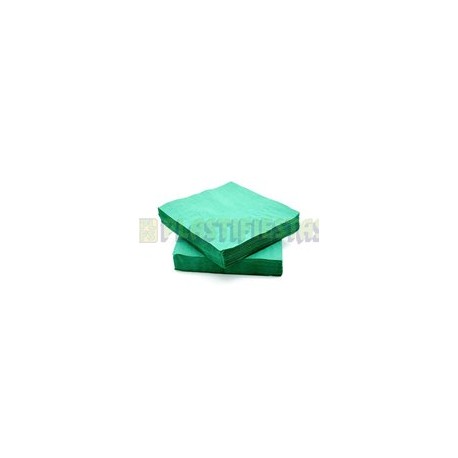 Servilleta Cóctel Verde Bandera 50 pz