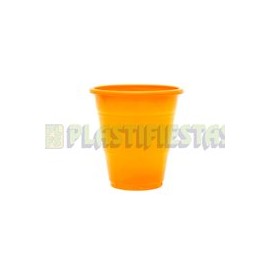Vaso de plástico 12 oz Naranja 20 pz