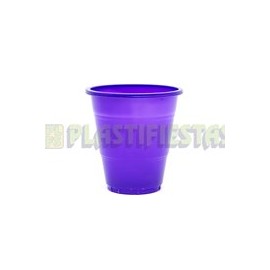 Vaso de plástico 12 oz Morado 20 pz