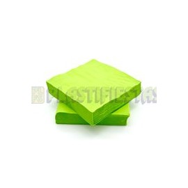 Servilleta coctel Verde kiwi 50 pz