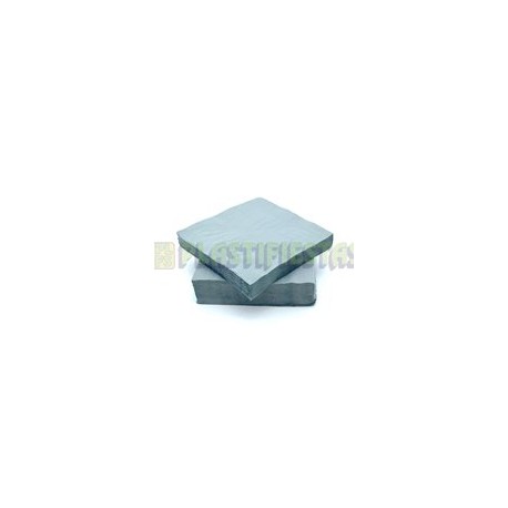 Servilleta coctel Plata 50 pz