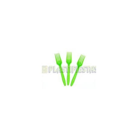 Tenedor Verde kiwi 20 pz