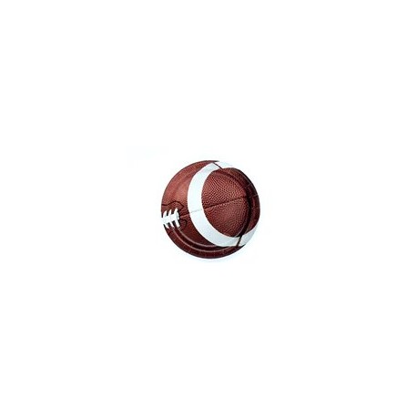 Plato pastelero Football party 8 pz