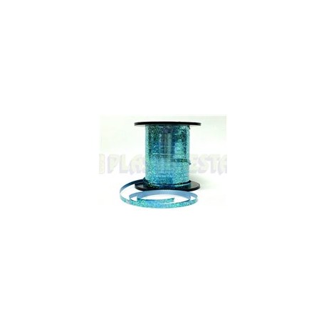 Curling holográfico Azul cielo 1 pz