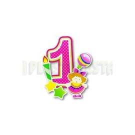 Adorno móvil 1st cumpleaños niña 1 pz