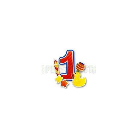 Adorno móvil 1st cumpleaños niño 1 pz