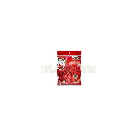 Globo corazón H 5 Rojo 50 pz
