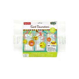 Adorno espiral Welcome baby (FP) 12 pz