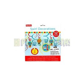 Adorno espiral Fun to be one 12 pz