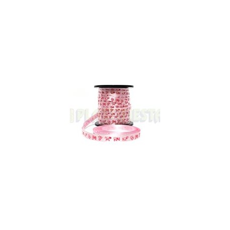 Curling decorado Animalitos rosa 1 pz