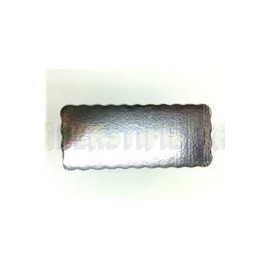 Base rectángular 15 x 35 doble corrugado Plata 1 pz