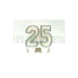 Vela 25 años 1 pz