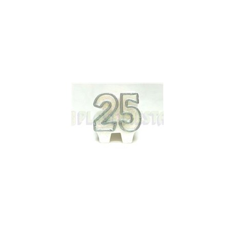 Vela 25 años 1 pz