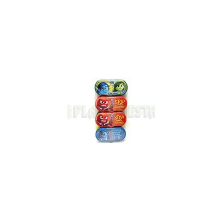Lapicera de plástico Intensamente 8 pz