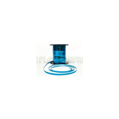 Curling metálico Azul turquesa 1 pz