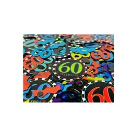 Confeti de mesa 60 años 12 g