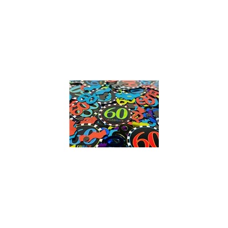 Confeti de mesa 60 años 12 g