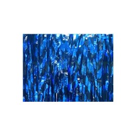 Cortina metálica Azul rey con rayas negras 1 pz