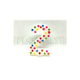 Vela pop No. 2 1 pz