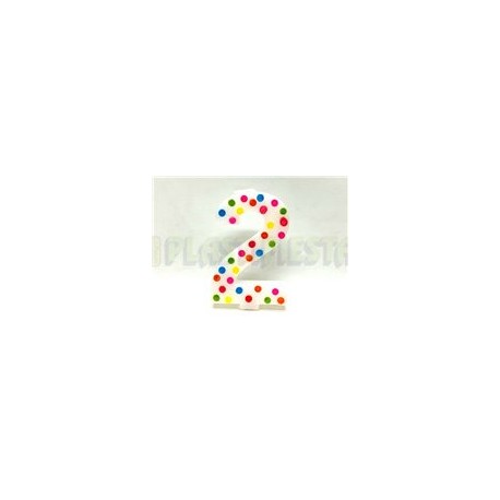 Vela pop No. 2 1 pz