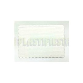 Base rectángular 25 x 35 Blanca doble 1 pz