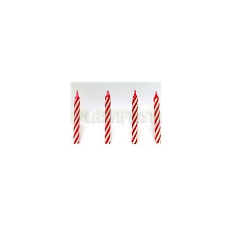 Vela caramelo COLORES 24 pz