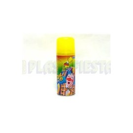 Serpentina en aerosol Amarilla 250 gr 1 pz