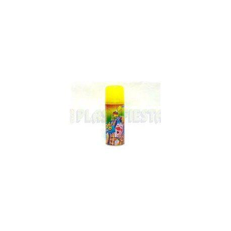 Serpentina en aerosol Amarilla 250 gr 1 pz