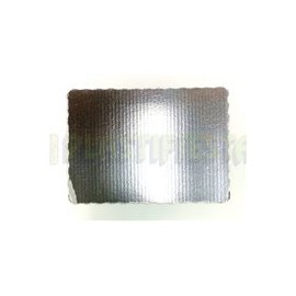 Base rectángular 25 x 35 doble corrugado Plata 1 pz