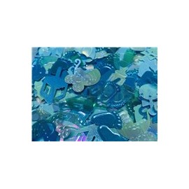 Confeti de mesa Baby accesorios azul 12 g