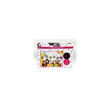 Adorno espiral Minnie 8 pz